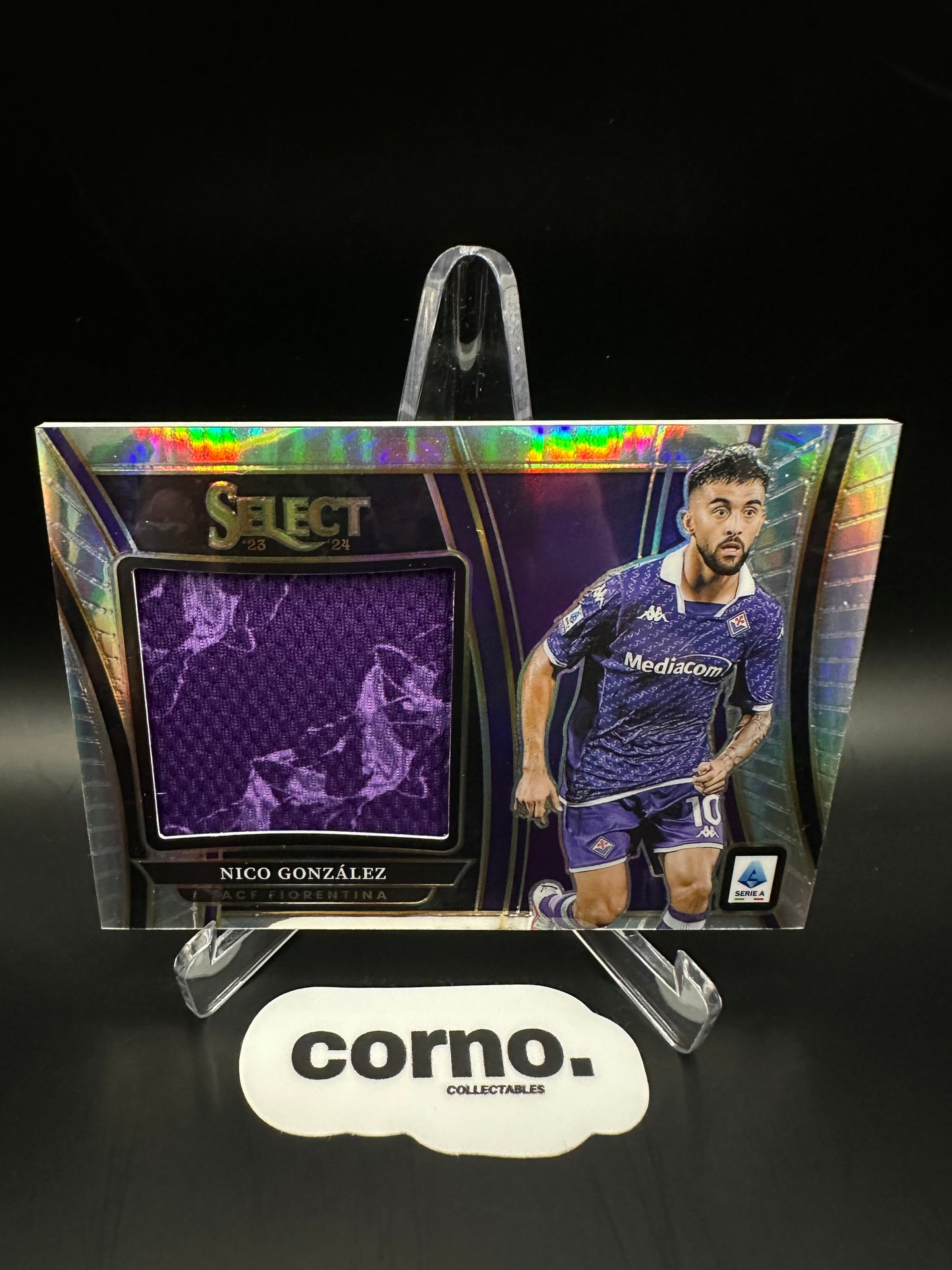 2023-24 Panini Select Serie A - Authentic Patch - Nicolas Gonzalez Fiorentina