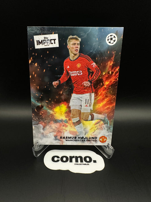 Topps Impact UEFA Club Competitions - Rasmus Hojlund Manchester United